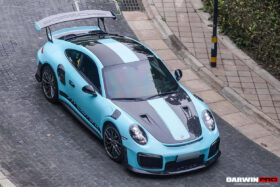 DarwinPro Aerodynamics DarwinPRO 911 991.2 Partial Carbon Fiber Trunk Spoiler Wing DarwinPRO (GT2RS Style) Fits Carrera, S,