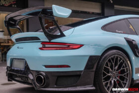 DarwinPro Aerodynamics DarwinPRO 911 991.2 Carrera & S GT2RS Style Partial Carbon Fiber Rear Bumper - Image 3