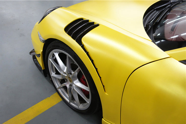 DarwinPro Aerodynamics DarwinPRO 911 991.1 2C 4C GT3 Convert GT3RS Style Partial Carbon Fiber Fender (Fits Carrera, Targa S,