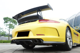 DarwinPRO 2012-2015 Porsche 911 991.1 2C Convert GT3V Style Rear Bumper With Diffuser (For Quad-Exhaust) | Fits Carrera, Carrera S - image 4