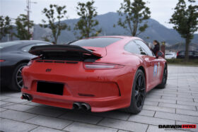 DarwinPro Aerodynamics DarwinPRO 911 991.1 2C Convert GT3 Style Rear Bumper (For Quad-Exhaust) Fits Carrera, Carrera S -