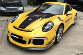 DarwinPRO 2012-2015 Porsche 911 991.1 Carrera Targa  S 4 4S GT3 Style Front Bumper Canards - image 9