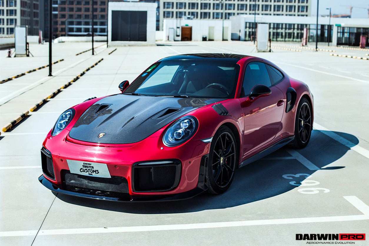DarwinPro Aerodynamics DarwinPRO 911 991.2 Carrera Targa 4 4S GT2RS Style Carbon Fiber Quarter Panel Side Scoops
