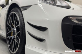 DarwinPro Aerodynamics DarwinPRO 911 991 Turbo S Carbon Fiber Front Canards DarwinPRO (BKSS) - Image 6