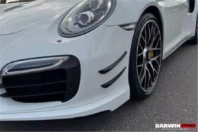 DarwinPro Aerodynamics DarwinPRO 911 991 Turbo S Carbon Fiber Front Canards DarwinPRO (BKSS) - Image 7