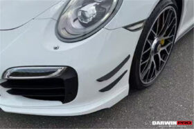 DarwinPro Aerodynamics DarwinPRO 911 991 Turbo S Carbon Fiber Front Canards DarwinPRO (BKSS) - Image 8