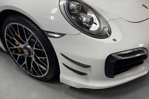 DarwinPro Aerodynamics DarwinPRO 911 991 Turbo S Carbon Fiber Front Canards DarwinPRO (BKSS)
