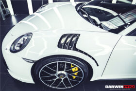 DarwinPro Aerodynamics DarwinPRO 911 991.2 Turbo S GT3RS Style Partial Carbon Fiber Fender - Image 5