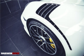 DarwinPro Aerodynamics DarwinPRO 911 991.2 Turbo S GT3RS Style Partial Carbon Fiber Fender - Image 6