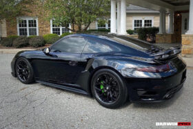 DarwinPRO 2016-2019 Porsche 911 991.2 Turbo S Carbon Fiber Up Wing - image 2