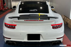 DarwinPRO 2016-2019 Porsche 911 991.2 Turbo S Carbon Fiber Engine Hood Vent - image 6