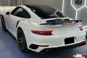 DarwinPRO 2016-2019 Porsche 911 991.2 Turbo S Carbon Fiber Engine Hood Vent - image 5