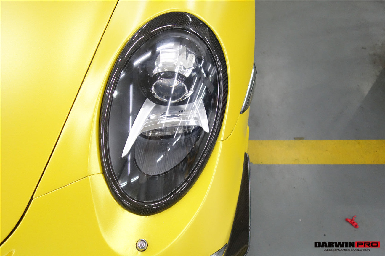 DarwinPro Aerodynamics DarwinPRO 911 991.1 Carrera Targa S 4 4S Carbon Fiber Eyebrow - Image 2