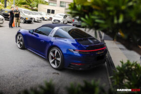 DarwinPRO 2019-2024 Porsche 911 992 Targa & Cabriolet BKSS Style Ducktail Trunk Wing - image 2