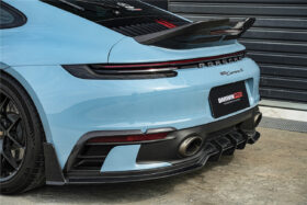 DarwinPRO 2019-2024 Porsche 911 992 SD-Sport Design Model Carbon Fiber Rear Lip DarwinPRO (BKSSII) Fits Carrera, S, 4, 4S, Targa, Cabriolet - image 6