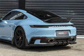 DarwinPRO 2019-2024 Porsche 911 992 SD-Sport Design Model Carbon Fiber Rear Lip DarwinPRO (BKSSII) Fits Carrera, S, 4, 4S, Targa, Cabriolet - image 8
