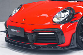 DarwinPRO 2019-2024 Porsche 911 992 Carbon Fiber Front Bumper Vent Trims DarwinPRO (BKSSII) Fits Carrera, S, 4, 4S, Targa, Cabriolet - image 7