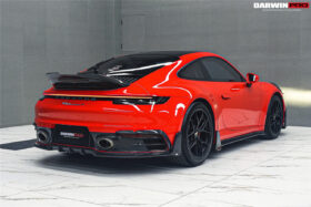 DarwinPRO 2019-2024 Porsche 911 992 Carbon Fiber Rear Lip DarwinPRO (BKSSII) Fits Carrera, S, 4, 4S, Targa, Cabriolet - image 7