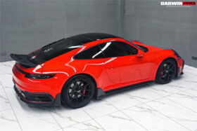 DarwinPRO 2019-2024 Porsche 911 992 Carbon Fiber Rear Lip DarwinPRO (BKSSII) Fits Carrera, S, 4, 4S, Targa, Cabriolet - image 9