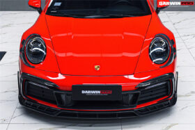 DarwinPRO 2019-2024 Porsche 911 992 Carbon Fiber Front Bumper Lip Splitter DarwinPRO (BKSSII) Fits Carrera, S, 4, 4S, Targa, Cabriolet - image 5