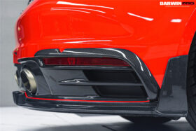 DarwinPRO 2019-2024 Porsche 911 992 Carbon Fiber Rear Bumper Vent Trims DarwinPRO (BKSSII) Fits Carrera, S, 4, 4S, Targa, Cabriolet - image 8