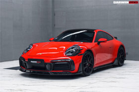 DarwinPRO 2019-2024 Porsche 911 992 Carbon Fiber Front Bumper Lip Splitter DarwinPRO (BKSSII) Fits Carrera, S, 4, 4S, Targa, Cabriolet - image 7