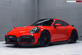 DarwinPRO 2019-2024 Porsche 911 992 Carbon Fiber Front Bumper Lip Splitter DarwinPRO (BKSSII) Fits Carrera, S, 4, 4S, Targa, Cabriolet - image 9