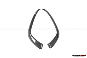 DarwinPRO 2019-2024 Porsche 911 992 Carbon Fiber Rear Bumper Vent Trims DarwinPRO (BKSSII) Fits Carrera, S, 4, 4S, Targa, Cabriolet - image 9