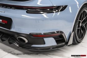 DarwinPRO 2019-2024 Porsche 911 992 SD-Sport Design Model Carbon Fiber Rear Bumper Vent Trims DarwinPRO (BKSSII) Fits Carrera, S, 4, 4S, Targa, Cabriolet - image 4
