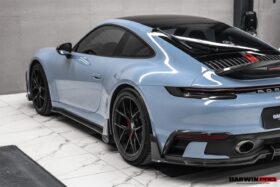 DarwinPRO 2019-UP Porsche 911 992 Carbon Fiber Side Skirts DarwinPRO (BKSSII) Fits Carrera, S, 4, 4S, Targa, Cabriolet - image 6