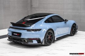 DarwinPRO 2019-2024 Porsche 911 992 SD-Sport Design Model Carbon Fiber Rear Bumper Vent Trims DarwinPRO (BKSSII) Fits Carrera, S, 4, 4S, Targa, Cabriolet - image 3