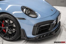 DarwinPRO 2019-2024 Porsche 911 992 SD-Sport Design Model Carbon Fiber Front Bumper Vent Trims DarwinPRO (BKSSII) Fits Carrera, S, 4, 4S, Targa, Cabriolet - image 9