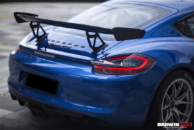 DarwinPro Aerodynamics DarwinPRO 981 Boxster Cayman GT4 Style Carbon Fiber Rear Diffuser - Image 4
