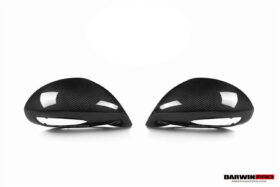DarwinPRO 2012-2019 Porsche 911 991 Carrera, Cabriolet,  Targa, Turbo | 981 Cayman, Boxster OEM Sport Style Dry Carbon Fiber Mirror Housing Replacement - image 4