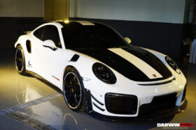 DarwinPRO 2013-2019 Porsche 991 Turbo S OEM Style Carbon Fiber Quarter Panel Side Scoops - image 2