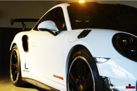 DarwinPRO 2013-2019 Porsche 991 Turbo S OEM Style Carbon Fiber Quarter Panel Side Scoops - image 3