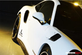 DarwinPRO 2013-2019 Porsche 991 Turbo S OEM Style Carbon Fiber Quarter Panel Side Scoops - image 4
