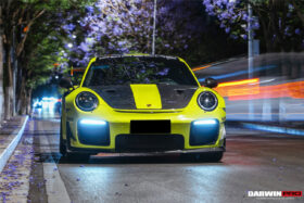 DarwinPro Aerodynamics DarwinPRO 911 991 Turbo S GT2RS Style Partial Carbon Fiber Front Bumper and Fender - Image 5