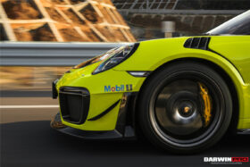 DarwinPro Aerodynamics DarwinPRO 911 991 Turbo S GT2RS Style Partial Carbon Fiber Front Bumper and Fender - Image 4