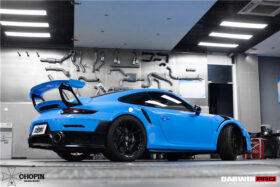 DarwinPro Aerodynamics DarwinPRO 911 991 Turbo S GT2RS Style Partial Carbon Fiber Rear Bumper - Image 5