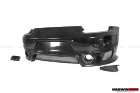 DarwinPro Aerodynamics DarwinPRO 911 991 Turbo S GT2RS Style Partial Carbon Fiber Rear Bumper - Image 8