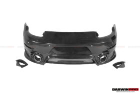 DarwinPro Aerodynamics DarwinPRO 911 991 Turbo S GT2RS Style Partial Carbon Fiber Rear Bumper - Image 9