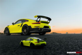 DarwinPro Aerodynamics DarwinPRO 911 991 Turbo S GT2RS Style Partial Carbon Fiber Rear Bumper - Image 3