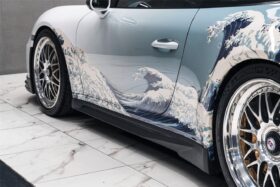 DarwinPRO 2017-2019 Porsche 911 991.2 GT3 Only BKSS Style Carbon Fiber Side Skirts - image 1