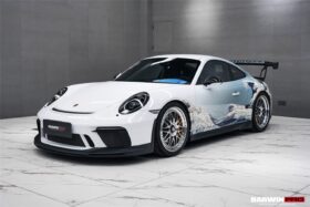 DarwinPRO 2017-2019 Porsche 911 991.2 GT3 Only BKSS Style Carbon Fiber Side Skirts - image 2
