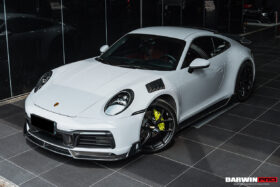 DarwinPRO 2019-2024 Porsche 911 992 Carbon Fiber Front Lip DarwinPRO (BKSS) Fits Carrera, S, 4, 4S, Targa, Cabriolet - image 6