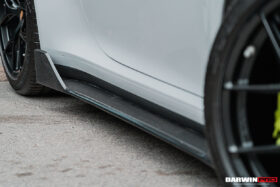 DarwinPRO 2019-UP Porsche 911 992 Carbon Fiber Side Skirts DarwinPRO (BKSS) Fits Carrera, S, 4, 4S, Targa, Cabriolet - image 6