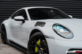 DarwinPRO 2019-UP Porsche 911 992 Carbon Fiber Side Skirts DarwinPRO (BKSS) Fits Carrera, S, 4, 4S, Targa, Cabriolet - image 3