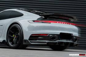 DarwinPRO 2019-2024 Porsche 911 992 Carrera S & 4 & 4S BKSSII Style Trunk Wing - image 5