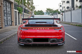 DarwinPRO 2019-2024 Porsche 911 992 Carbon Fiber Rear Lip DarwinPRO (BKSS) Fits Carrera, S, 4, 4S, Targa, Cabriolet - image 10